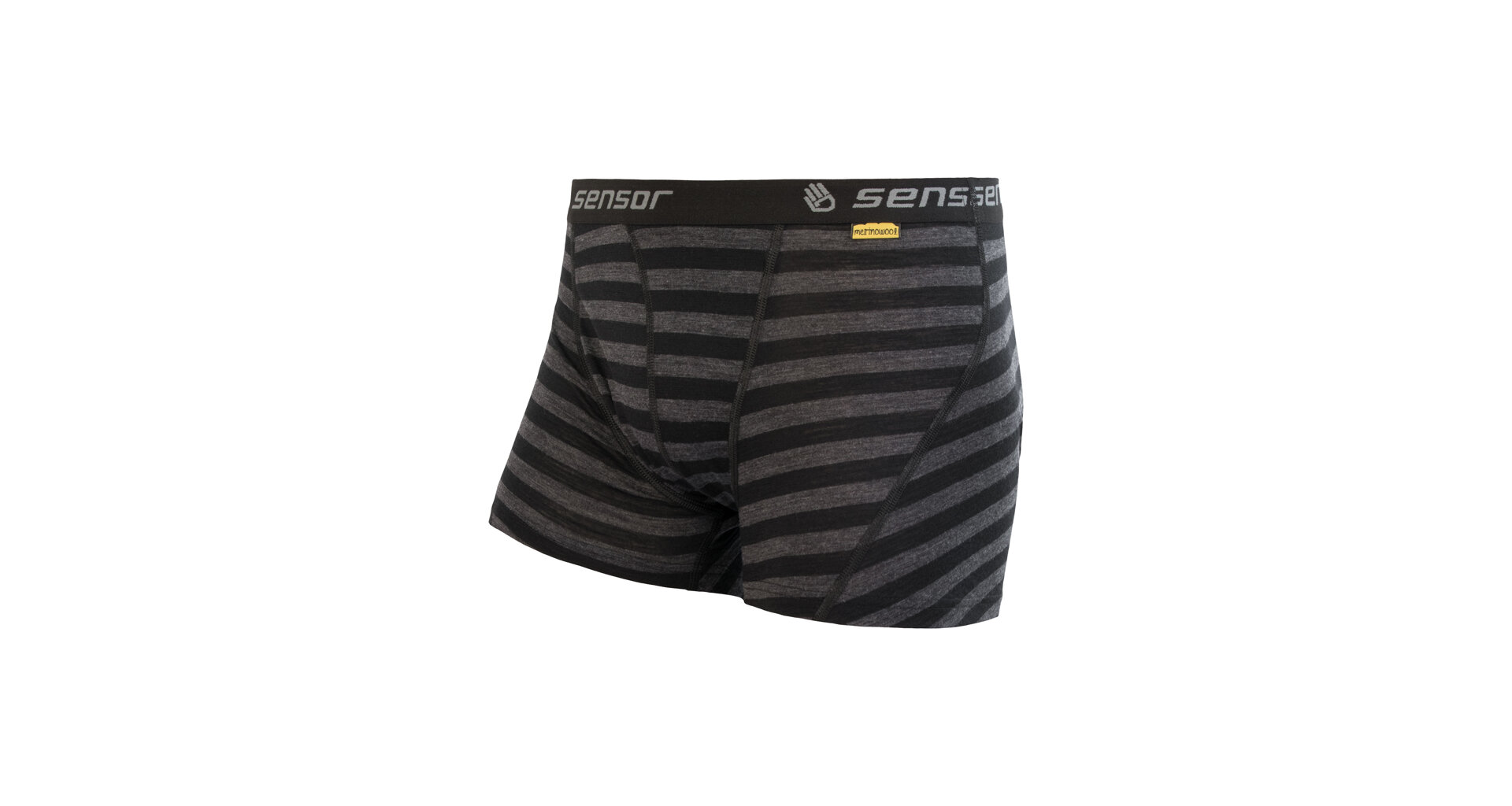 SENSOR MERINO ACTIVE BOXERS MEN BLACK - SENSOR Activewear – functional  sports apparel