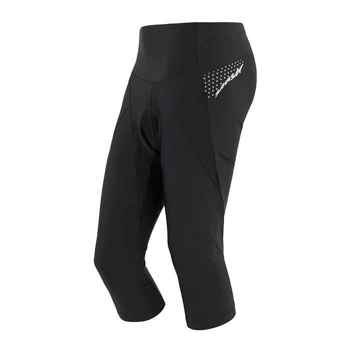 SENSOR CYCLING SHORTS 3/4 WOM BLACK RACE