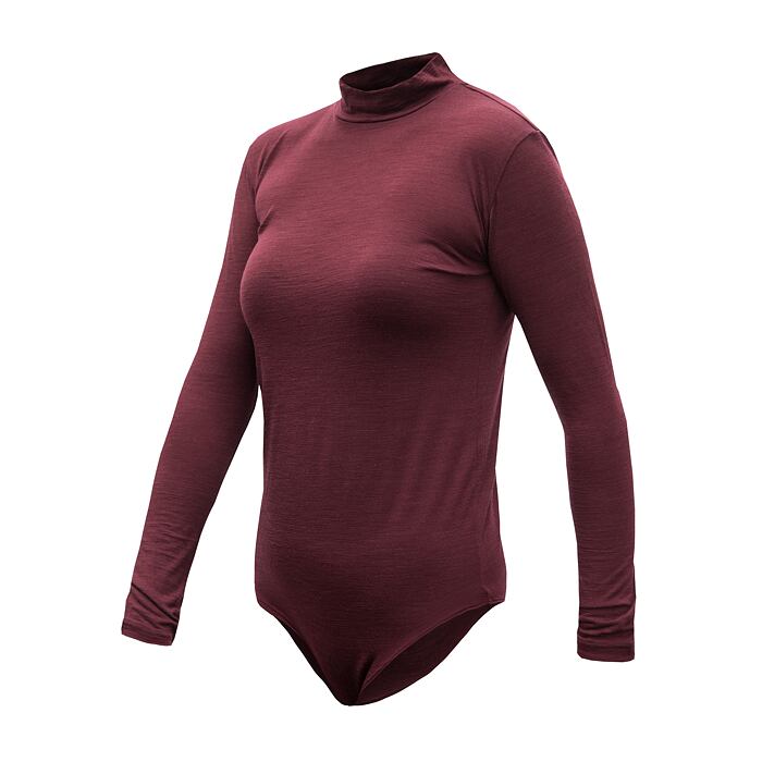 SENSOR MERINO AIR WOM TEE LS body port red