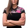 MERINO IMPRESS tee ss WOM blk/camo