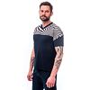 SENSOR COOLMAX IMPRESS tee ss MEN deep blu/geometry